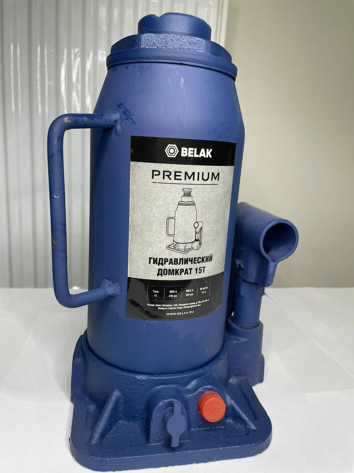 Домкрат гидравлический PREMIUM 15т BELAK
